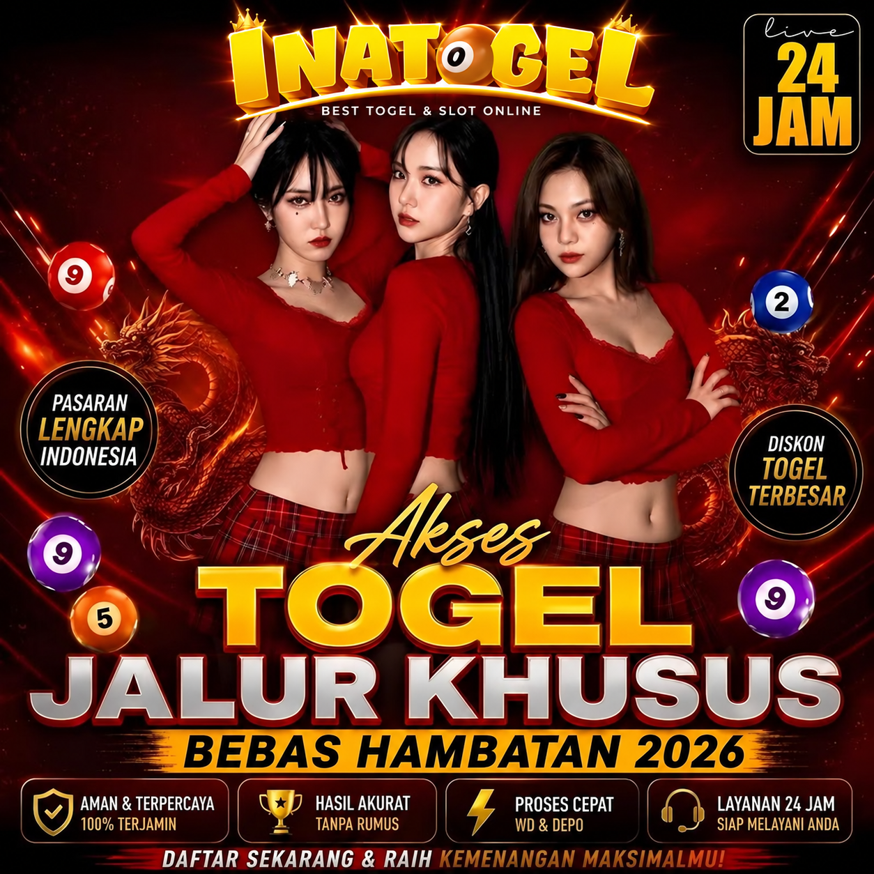 INATOGEL: Web Game Togel Toto 4D Terpercaya Dengan Akses Cepat #1 Indonesia